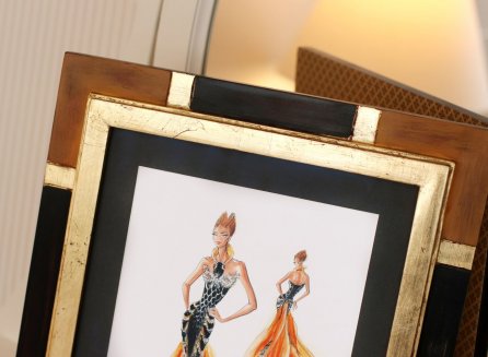 Luxusní rám na obraz Blanka Matragi - detail rámování