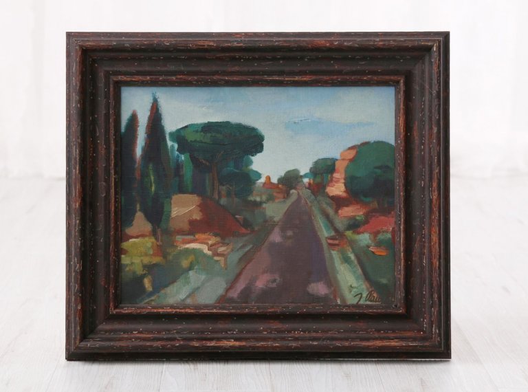 Rám na obraz Via Appia, Jaroslav Paur