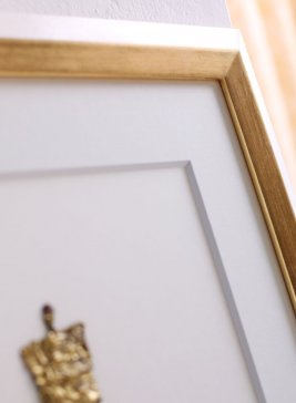 Použití hluboké muzeální pasparty pro rámování obrazu Leny LM Aardse