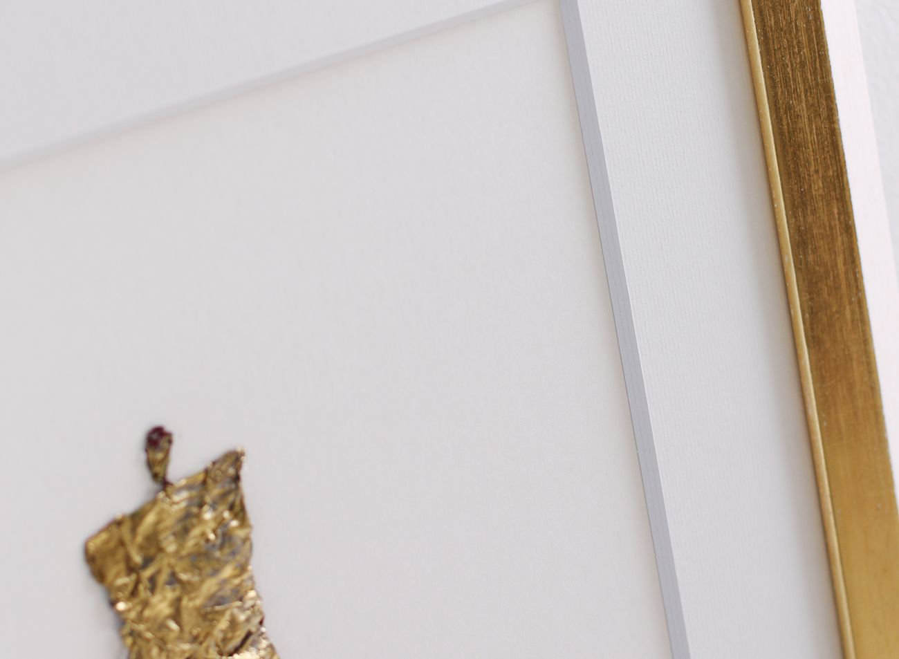 Rámování obrazu Leny LM Aardse s hlubokou paspartou | © Rámařství Frame it