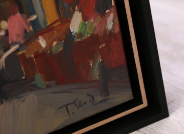 Honz Tomáš, Rušná ulice v Tajpeji - detail kombinace dubu a černé