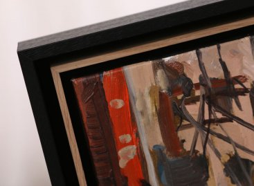 Honz Tomáš, Rušná ulice v Tajpeji - detail rámování