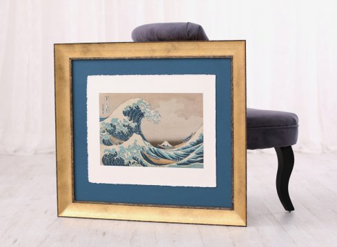 Rámování obrazů Hokusai Velká vlna u pobřeží Kanagawy
