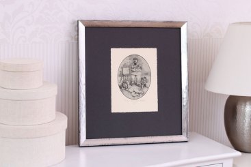 Obraz O Fedorenka v rámečku z pravého stříbra