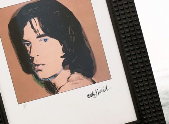 Rámování serigrafie Andy Warhol - Mick Jagger