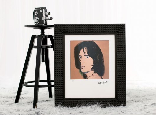 Rámování serigrafie Andy Warhol - Mick Jagger