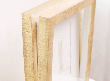 Otevírací oboustranný rám na obraz Olbrama Zoubka Marie Josefova bez ratolesti