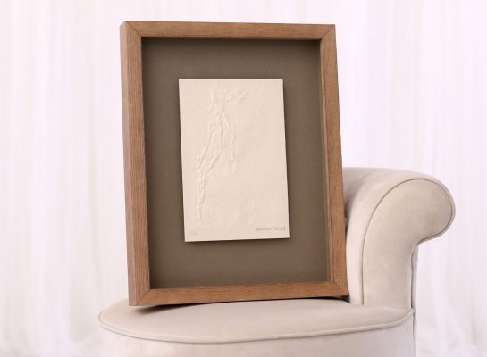 Olbram Zoubek - rámování obrazu do dřevěného rámu 