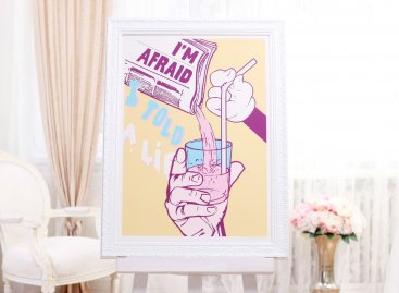 Rámování obrazu I told a Lie Pasty Onera