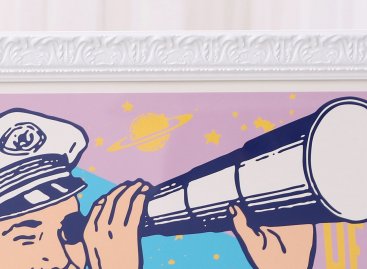 Výrazné rámování serigrafie Pasty Onera - Dear Future  