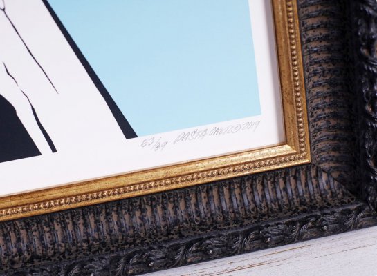 Plakát Havel Pasta Oner v tradičně pojatém rámování 