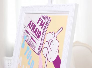 Rámování obrazu I told a Lie Pasty Onera - detail rámu