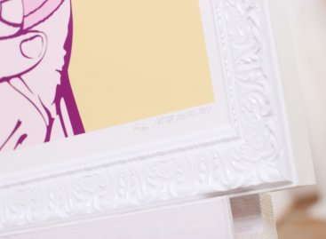 Rámování obrazu I told a Lie Pasty Onera - detail rámu