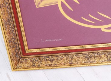 Rámování obrazu Success is the best revenge  Pasty Onera v barokním zlatém rámu