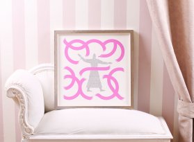 Luxusní stříbrný rám na tisk Maria Makeeva