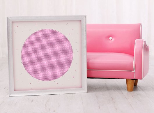 Rámování serigrafie Double Journey II od Maria Makeeva