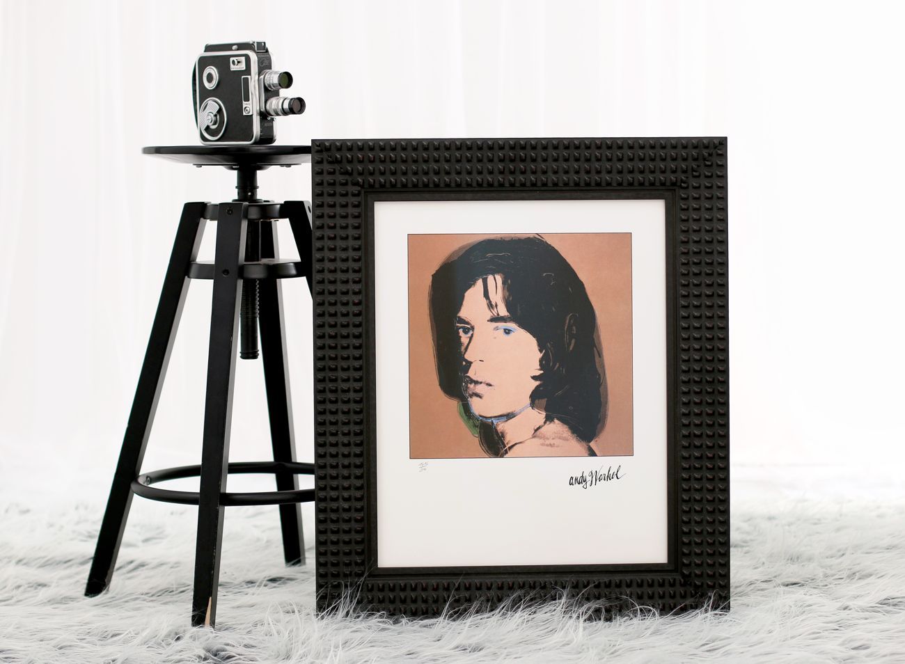 Rámování serigrafie Andy Warhol - Mick Jagger | © Frameit.cz