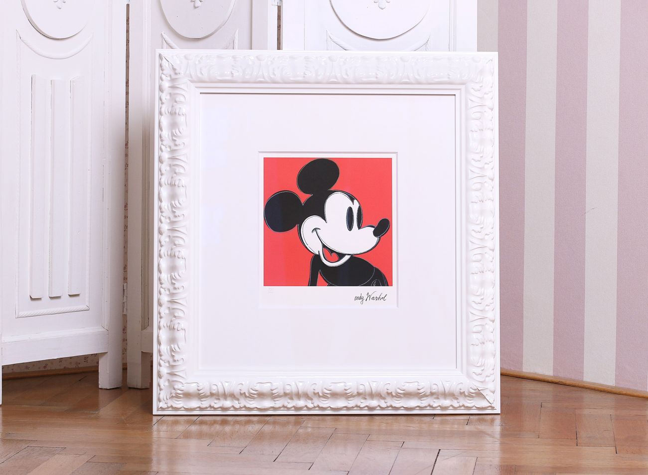 Rámování obrazu Andy Warhol Mickey Mouse