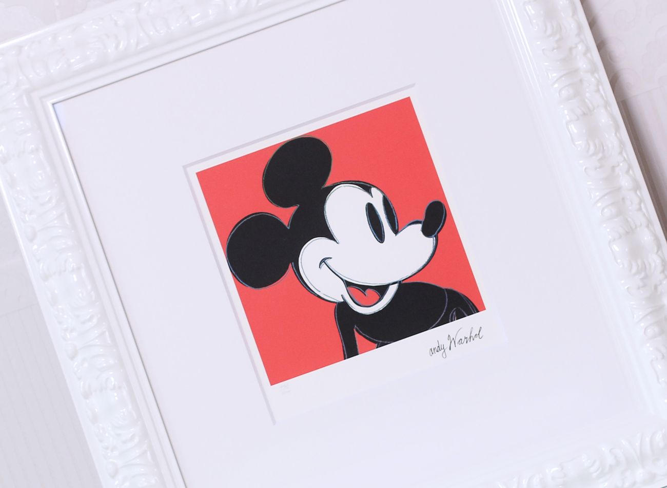 Rámování obrazu Andy Warhol Mickey Mouse