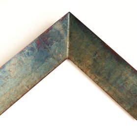 Vzorek luxusního modelového rámu s oxidovaným pravým stříbrem a tvarem trojúhelníku
