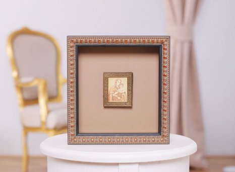 Ikona v 3D prostorovém rámování