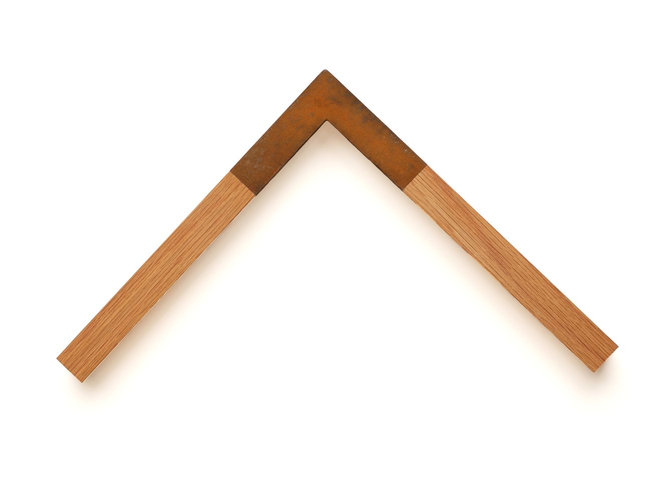 Luxusní modelový rám z dubového dřeva a pravé rzi - vzorek