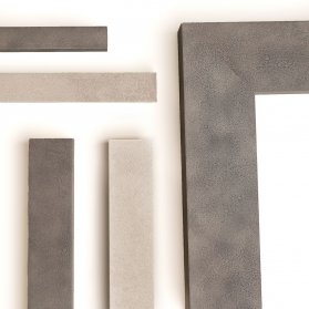 Betonové rámy na obrazy a zrcadla - vzorky