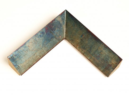 Široký luxusní rám z pravého stříbra s oxidy a opalizujícícmi barevnými přechody